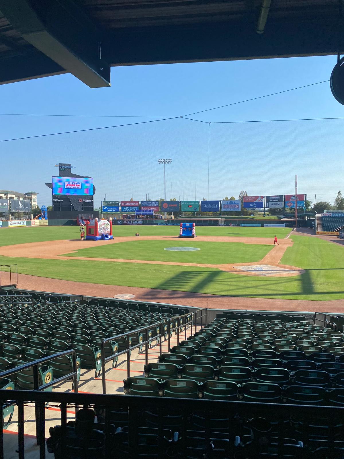 DC Pines Roofing team outing to Constellation Field in Sugar Land Texas