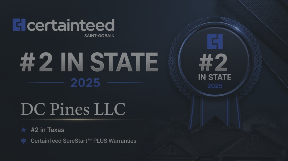 CertainTeed 2025 #2 In State Texas — DC Pines LLC