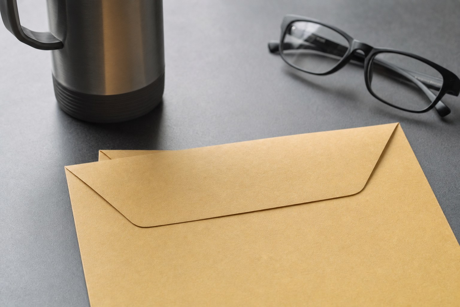 Manila document envelopes on a desk representing contractor license and insurance paperwork