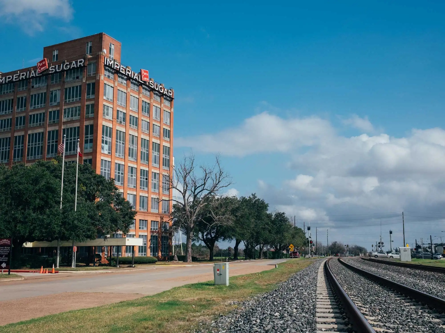 Imperial Sugar refinery in Sugar Land, Texas — the landmark of the town Jeff Ternois grew up in
