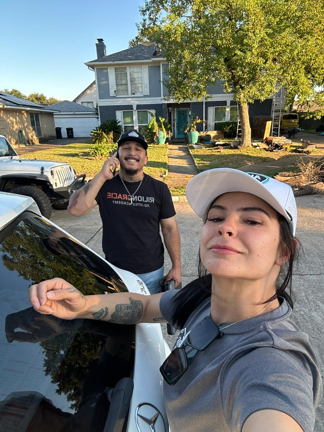 DC Pines Roofing crew on a Houston roofing project
